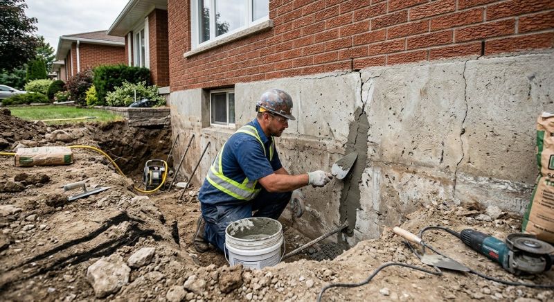 Basement Foundation Repair in Abington, MA