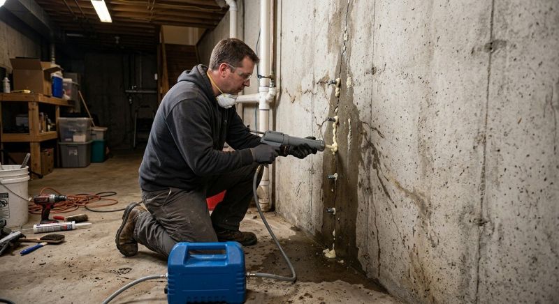 Basement Foundation Repair in Brockton, MA