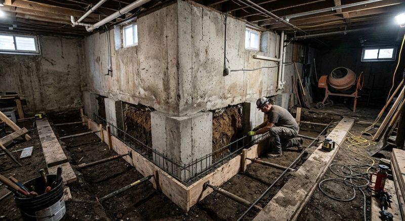 Basement Underpinning in Hanover, MA