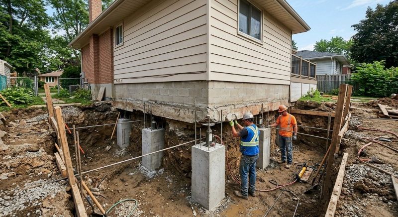 Basement Underpinning in Hanover, MA