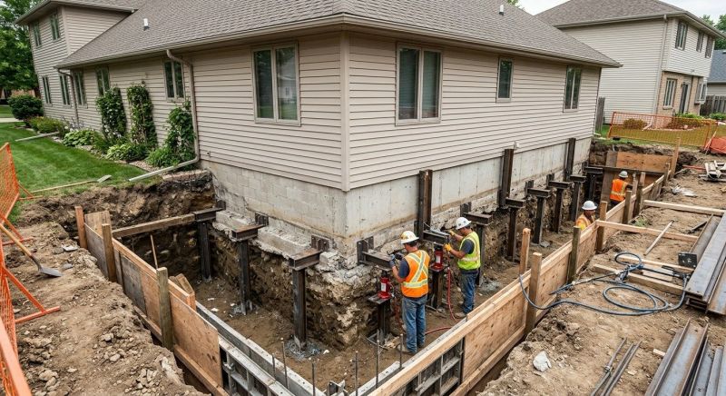 Basement Underpinning in Hanover, MA