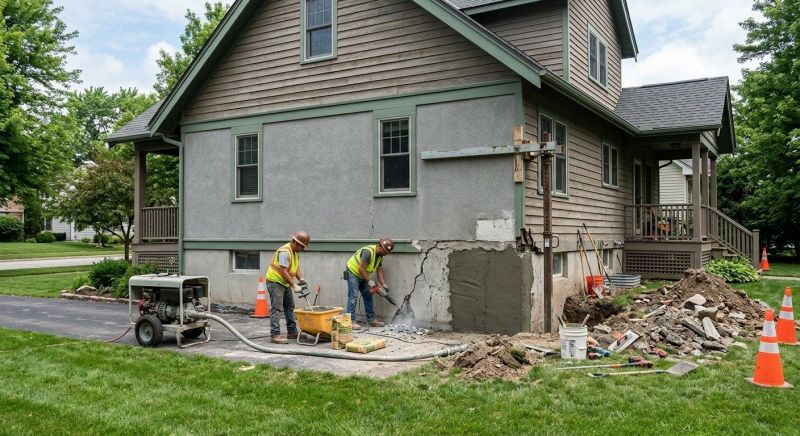 Building Foundation Repair in West Bridgewater, MA