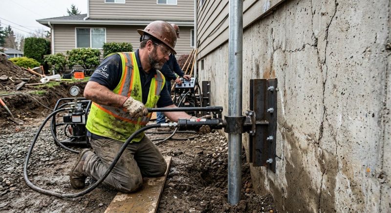 Concrete Foundation Leveling in Lakeville, MA