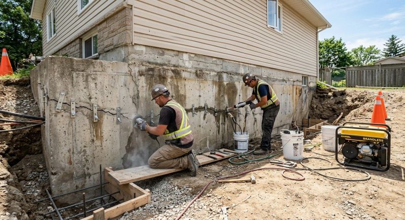 Concrete Foundation Repair in Bridgewater, MA