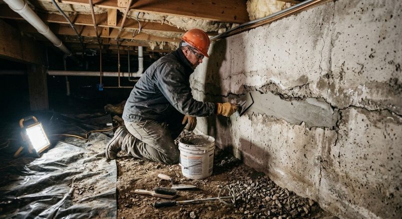 Concrete Foundation Repair in Chelsea, MA