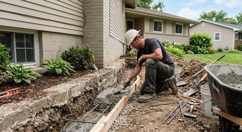 Concrete Foundation Repair in Chestnut Hill, MA