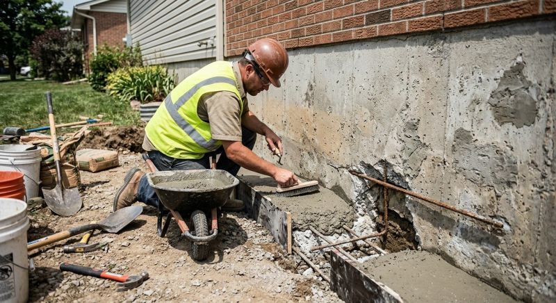 Concrete Foundation Repair in Kingston, MA
