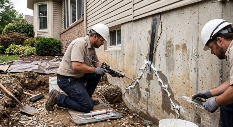 Cracked Foundation Repair in Charlestown, MA
