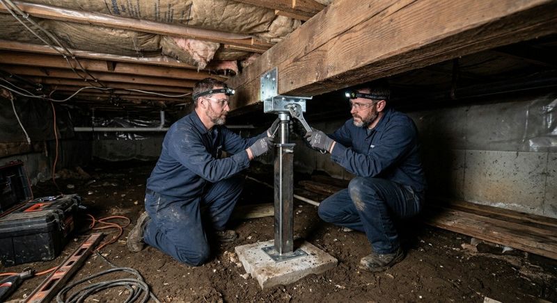 Crawlspace Foundation Repair in East Walpole, MA