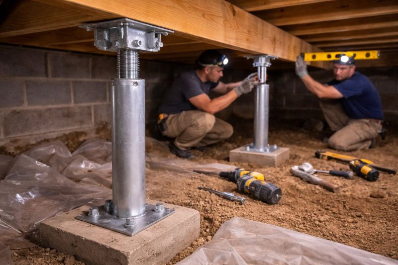 Crawlspace Structural Repair in Hanover, MA