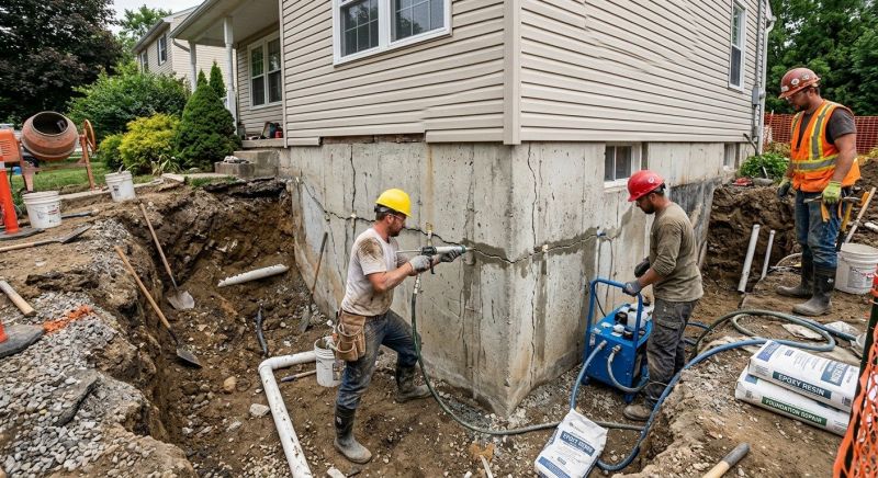 Foundation Cracks Repair in Hanover, MA