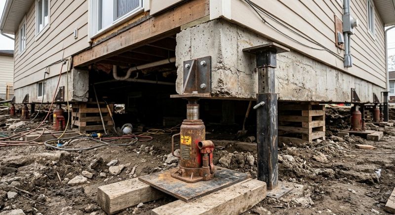 Foundation Jacking in Bristol County, MA