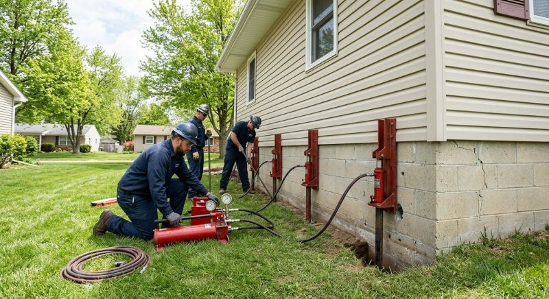 Foundation Jacking in Duxbury, MA