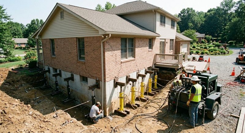 Foundation Jacking in Everett, MA