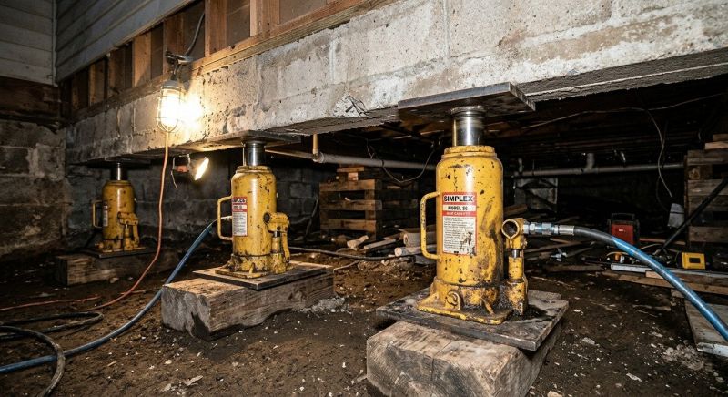 Foundation Jacking in Malden, MA