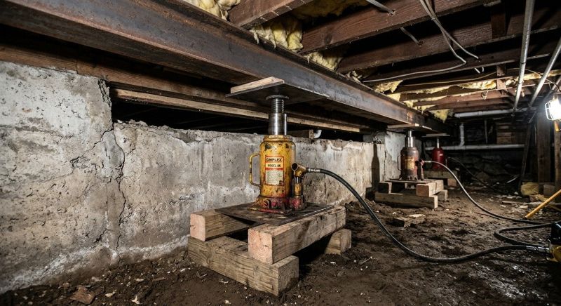 Foundation Jacking in Medford, MA