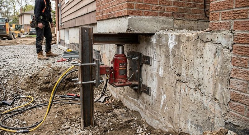 Foundation Jacking in Norwood, MA