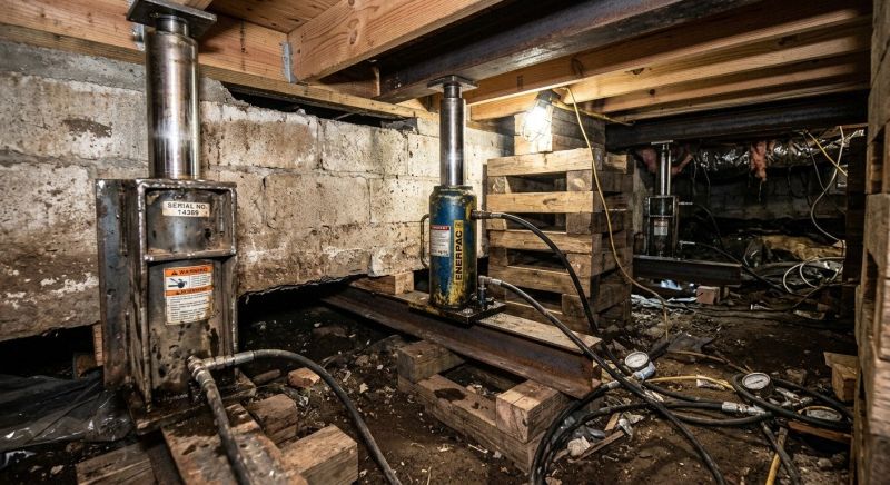 Foundation Jacking in Taunton, MA