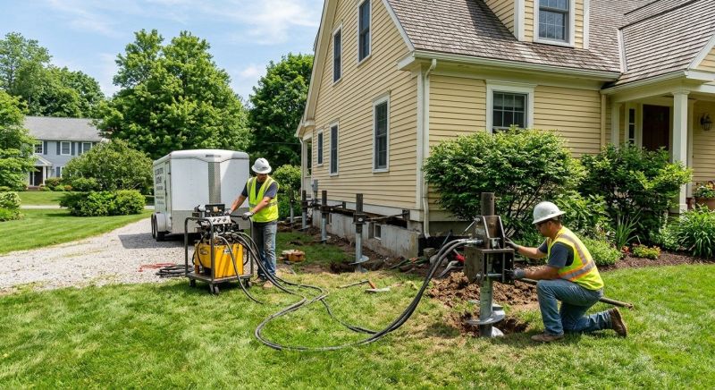 Foundation Lifting in Brockton, MA