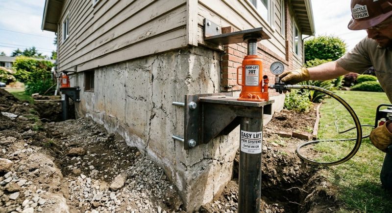 Foundation Lifting in Halifax, MA