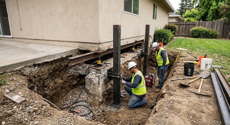 Foundation Pier Repair in Hanover, MA