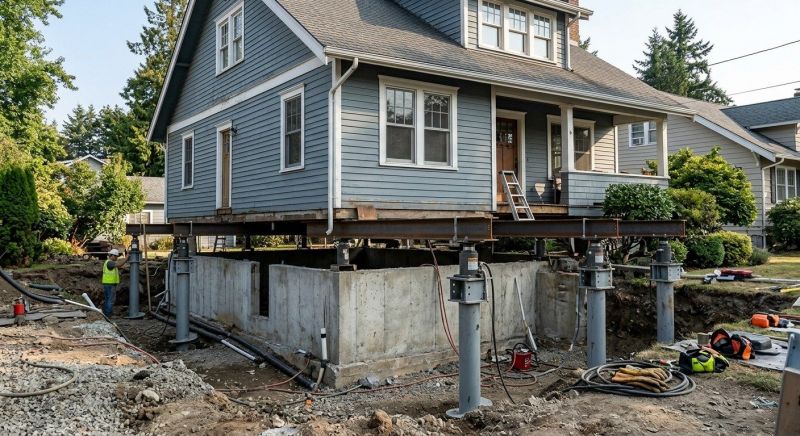 Foundation Raising in Milton, MA