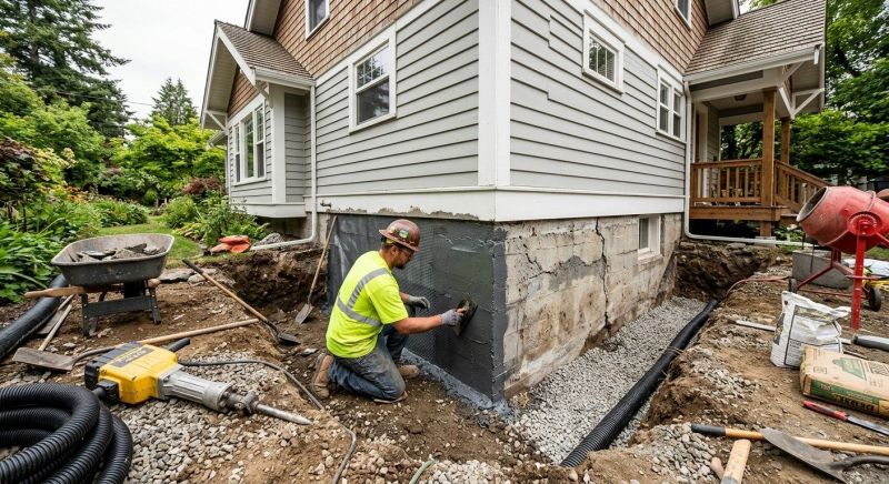 Foundation Renovation in Hanover, MA