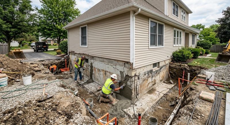 Foundation Restoration in Hanover, MA