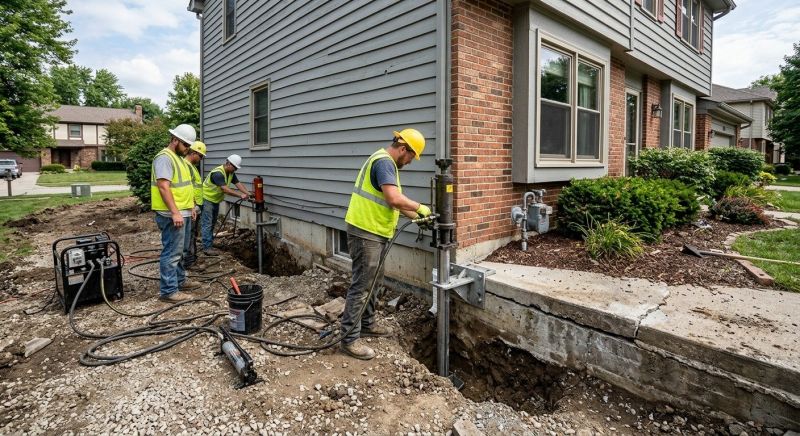 Foundation Stabilizing in Lakeville, MA