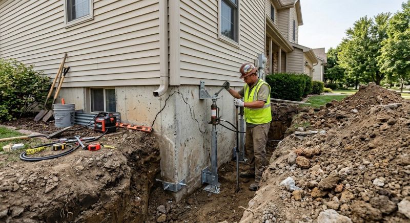 Foundation Stabilizing in Newton, MA