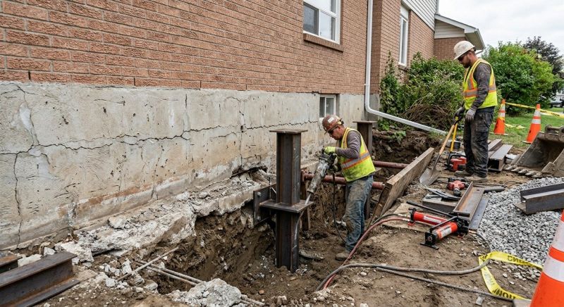 Foundation Structural Repair in Hyde Park, MA