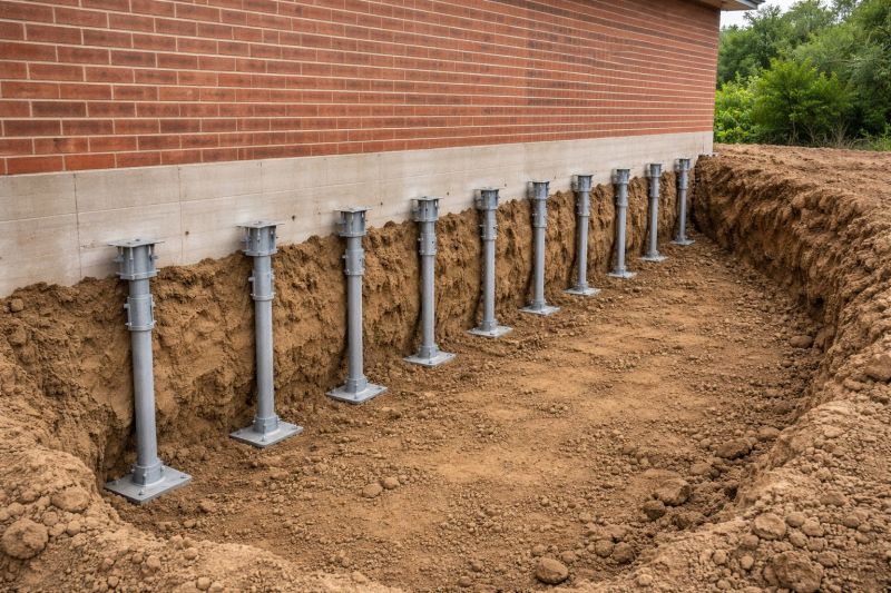 Helical Pile Installation in Hanover, MA