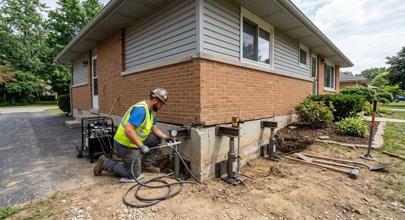Home Foundation Leveling in Newton, MA