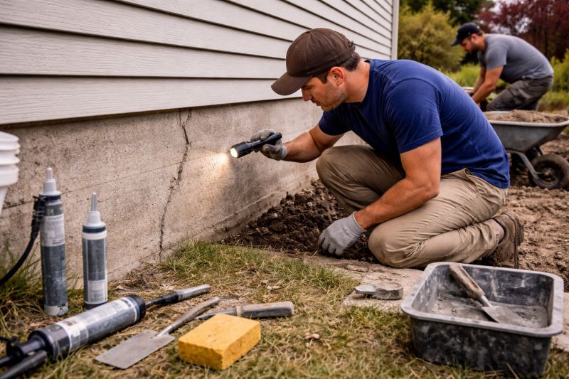 Home Foundation Repair in Avon, MA