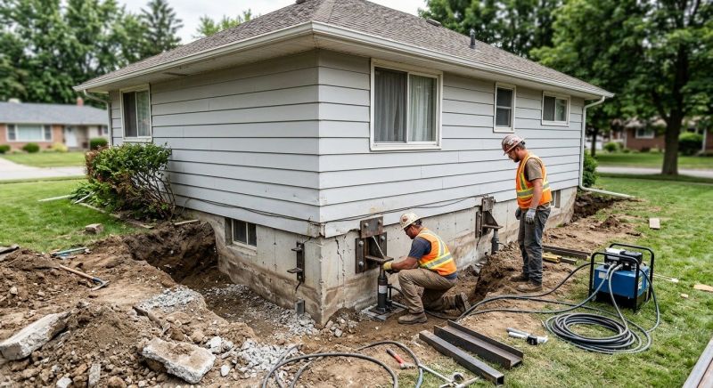 Home Foundation Repair in Marshfield, MA