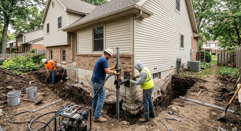 Home Foundation Repair in Newton, MA