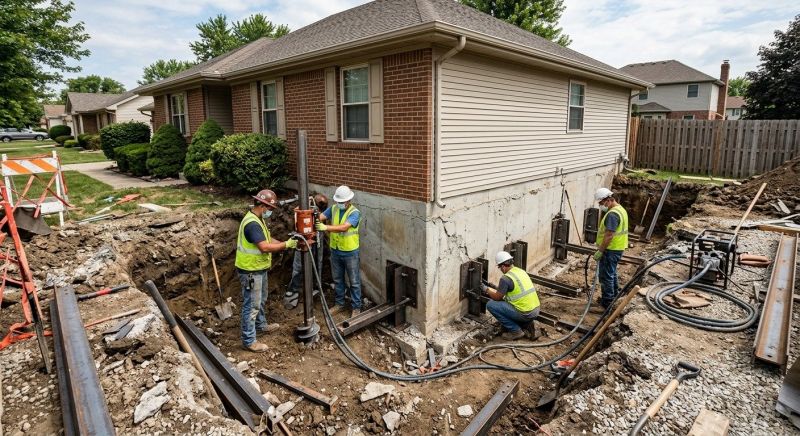 House Foundation Repair in Halifax, MA