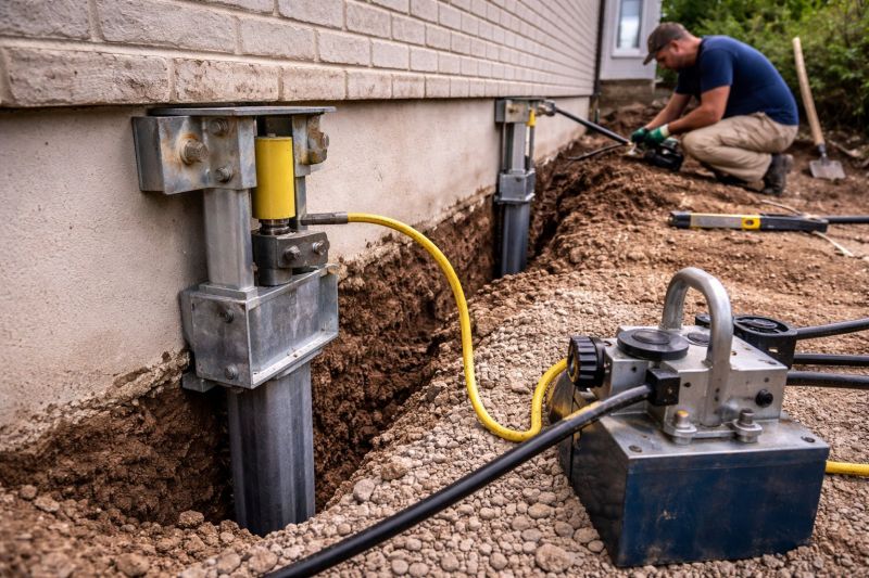 Sinking Foundation Repair in Duxbury, MA