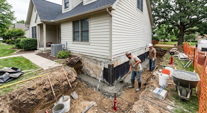 Slab Foundation Repair in Hanover, MA