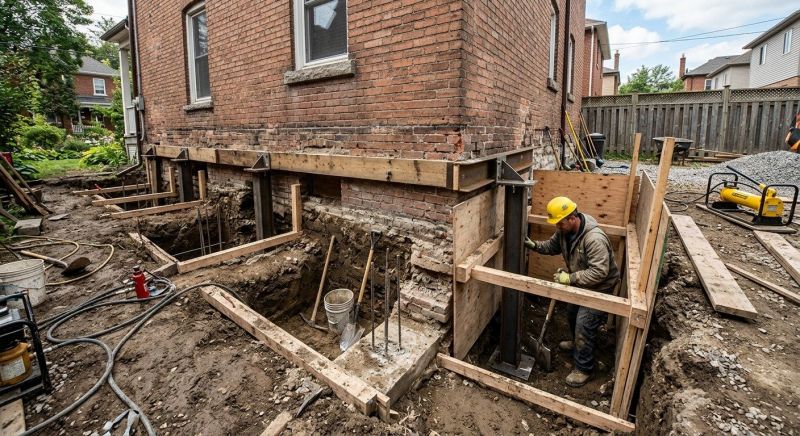 Underpinning Repair in Hanover, MA