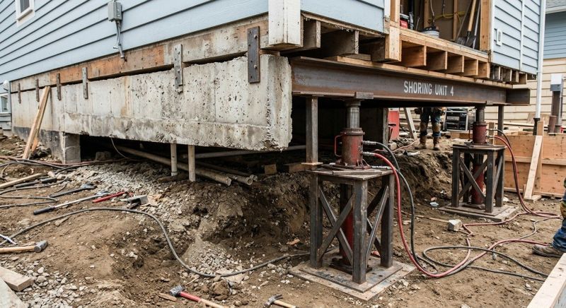 Foundation Jacking in Rockland, MA
